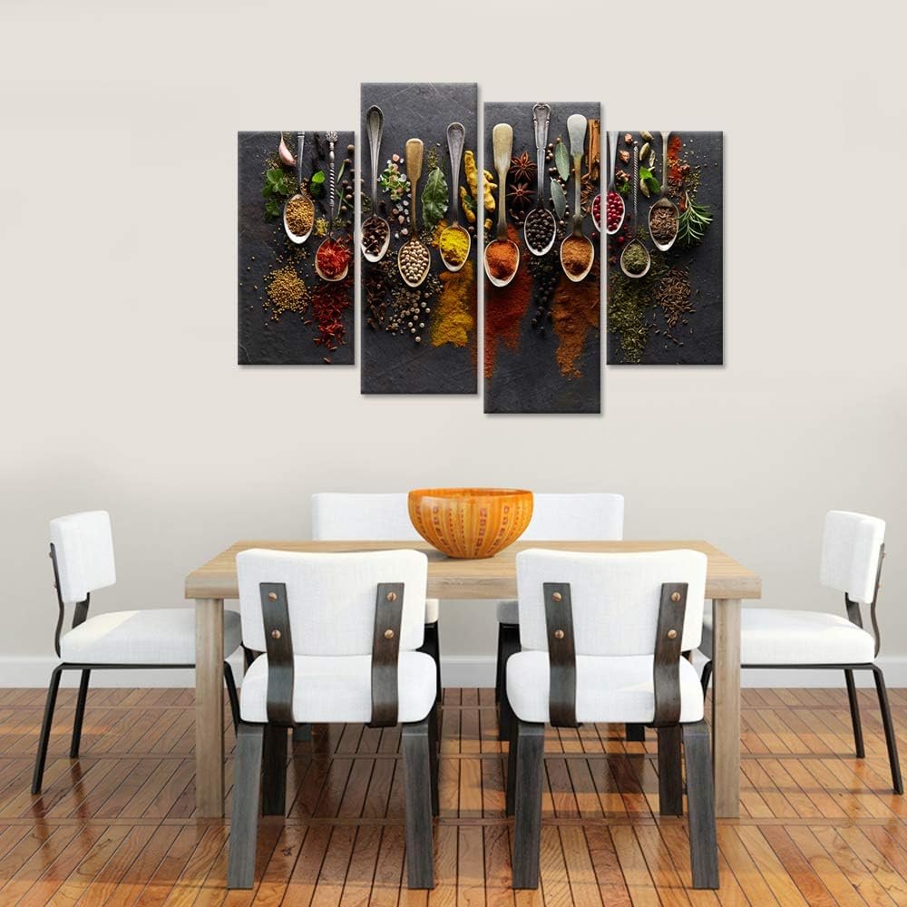 Colorful Spice Kitchen Wall Art