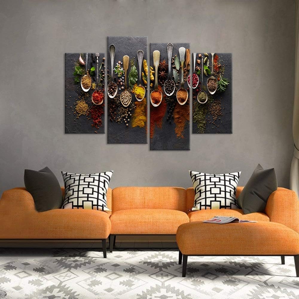 Colorful Spice Kitchen Wall Art