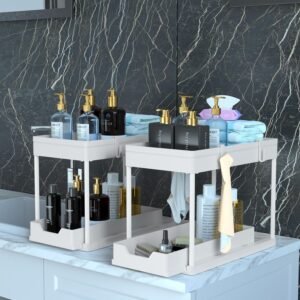 2 Pack Under Sink Organizer