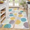 Ileading Boho Kitchen Rugs Sets 3
