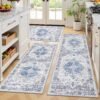 Ileading Boho Kitchen Rugs Sets 3