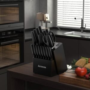 Alternative view of Kitchen Knife Set with Built-in Sharpener